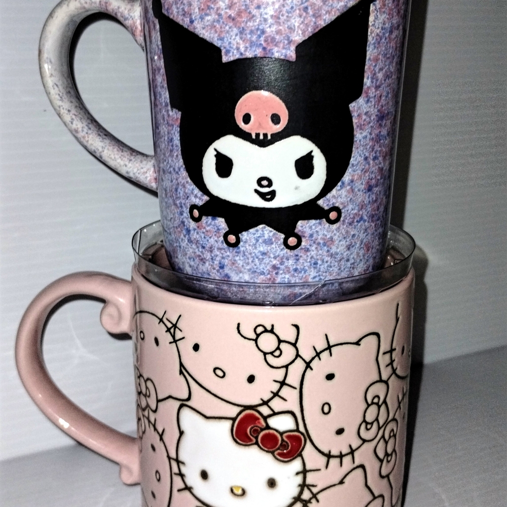 Blue Sky Pastel Ceramic Mug Pair